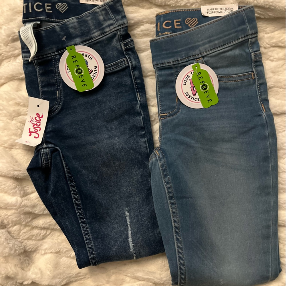 New with tags Justice Denim leggings